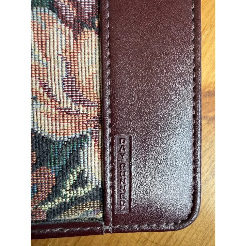 VTG Concord 5 Day RunnerTapestry Organizer Binder W Franklin Covey Inserts